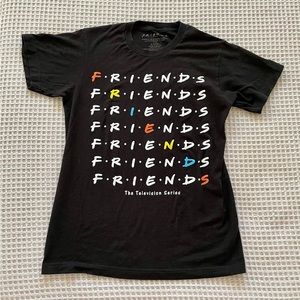 Friends T-shirt/ Friends TV show Short sleeve T in black size small